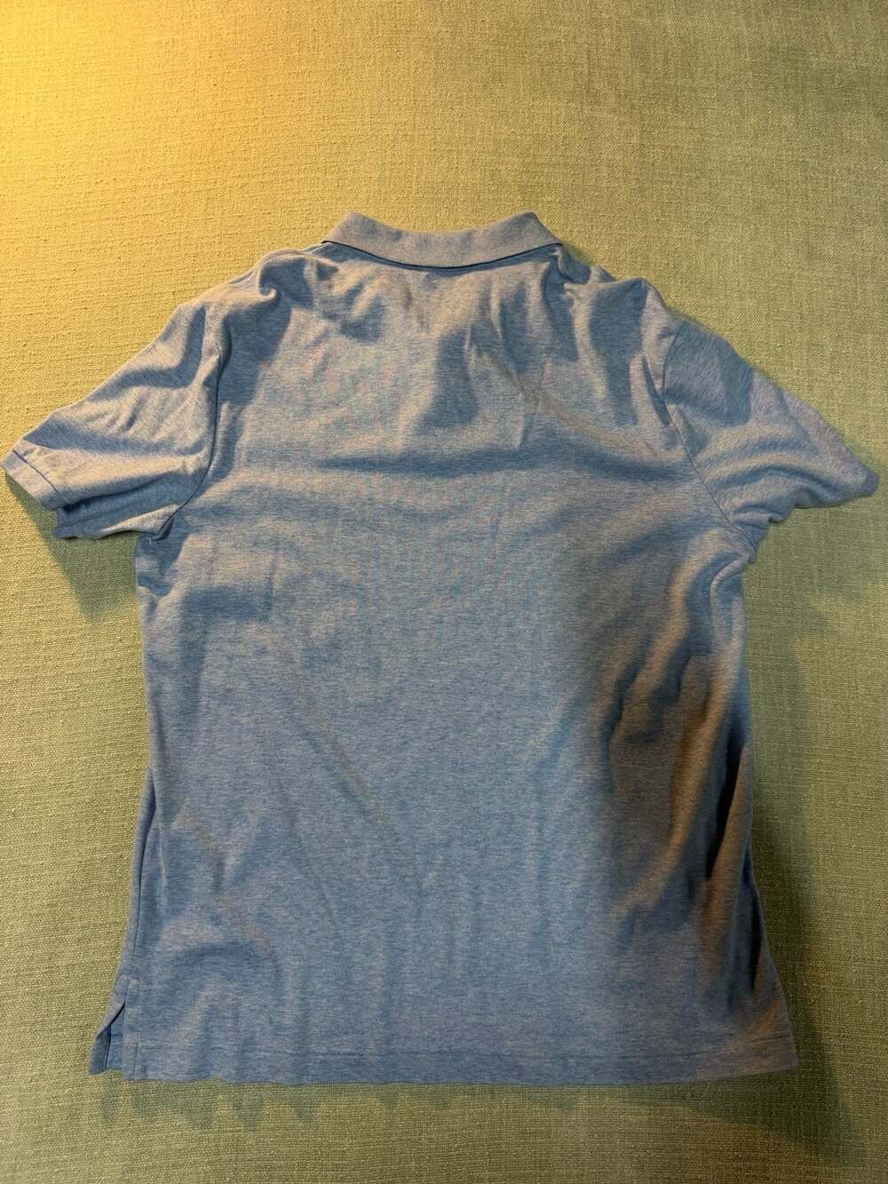 Polo Ralph Lauren Classic Fit Blue Heather Polo Shirt Size M - Picture 8 of 8